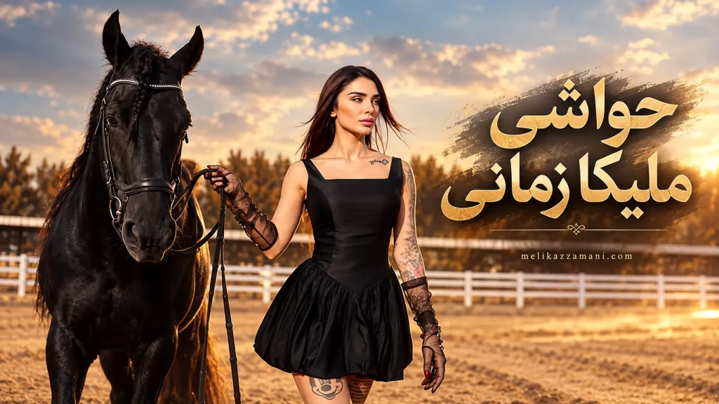 حواشی ملیکا زمانی